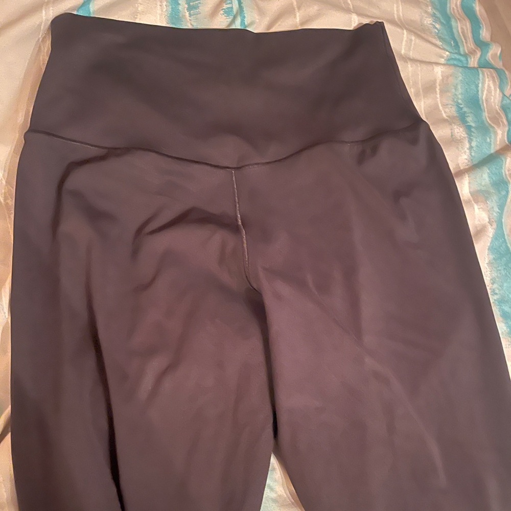 Sunzel Flare Leggings Black Medium red 2 pairs pants yoga - Picture 6 of 7